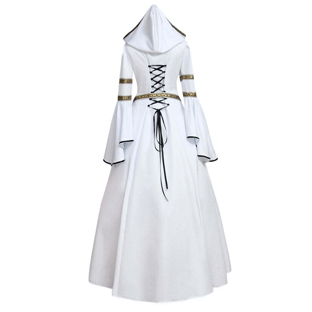 Medieval Victorian Renaissance Wedding Dress for Women - Halloween Carnival Party Vampire Cosplay Costume-Astricos