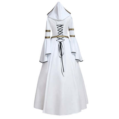 Medieval Victorian Renaissance Wedding Dress for Women - Halloween Carnival Party Vampire Cosplay Costume-Astricos