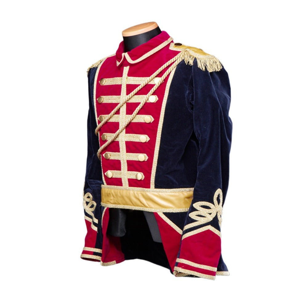 Medieval Military Officer Soldier Cosplay Costume - Regal Ballet Musical Jacket with Hat | Astricos-Astricos