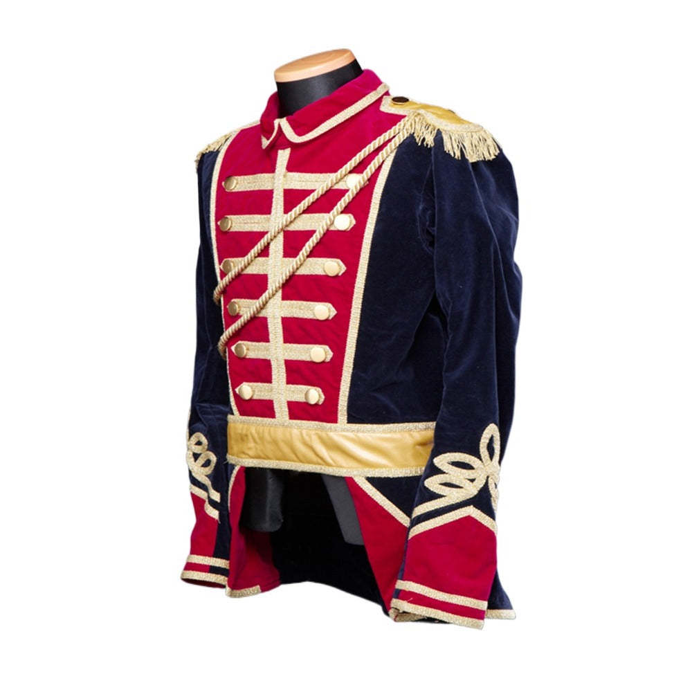 Medieval Military Officer Soldier Cosplay Costume - Regal Ballet Musical Jacket with Hat | Astricos-Astricos