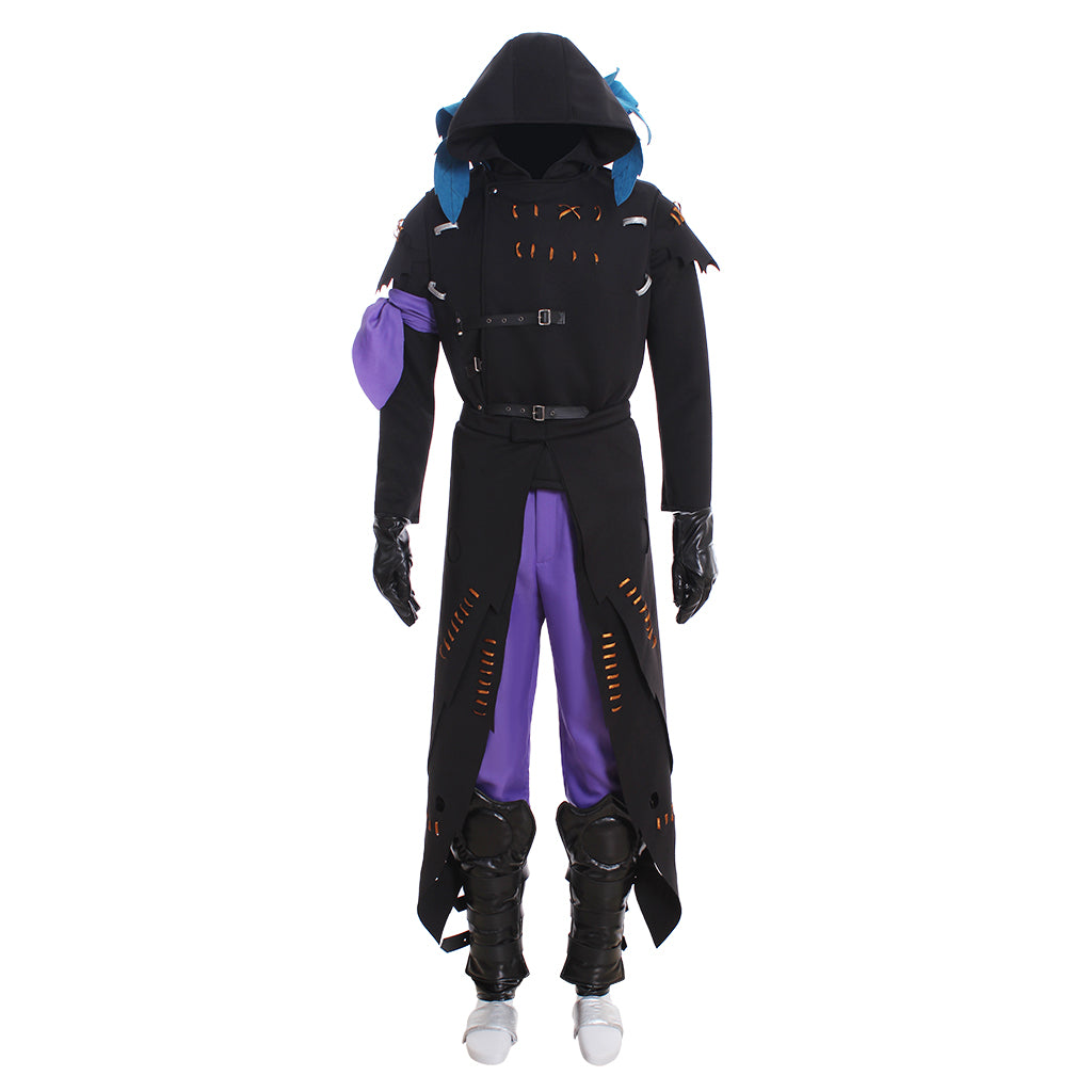 Raven Demon Cosplay Costume for Men - Full Set Hoodie Uniform | Game Series-Astricos