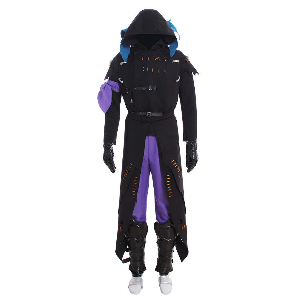 Raven Demon Cosplay Costume for Men - Full Set Hoodie Uniform | Game Series-Astricos