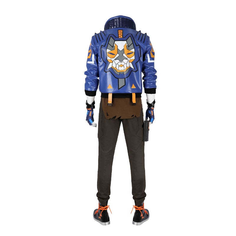 Yoru Kiritani Ryō VALORANT Cosplay Costume Set with Accessories for Men - Astricos-Astricos