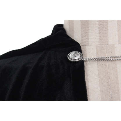 Unisex Black Canary Vampire Demon Cape - Halloween & Cosplay Costume for Witches, Wizards, and More-Astricos