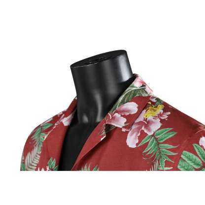 Kasuga Ichiban Cosplay Shirt - Official Game-Inspired Short Sleeve Beach Shirt for Men-Astricos