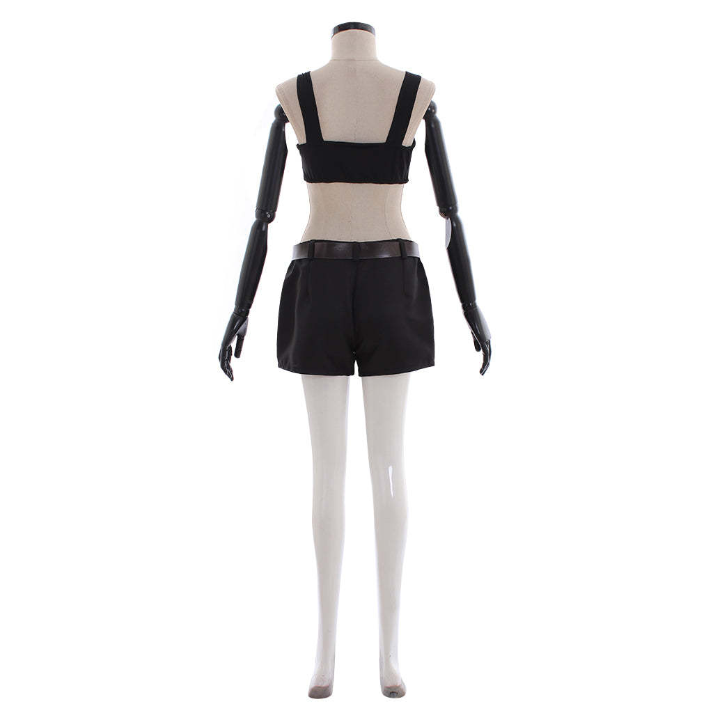 LOL Sivir Pizza Delivery Cosplay Costume for Women - Full Set with Crop Top, Shorts & Hat-Astricos