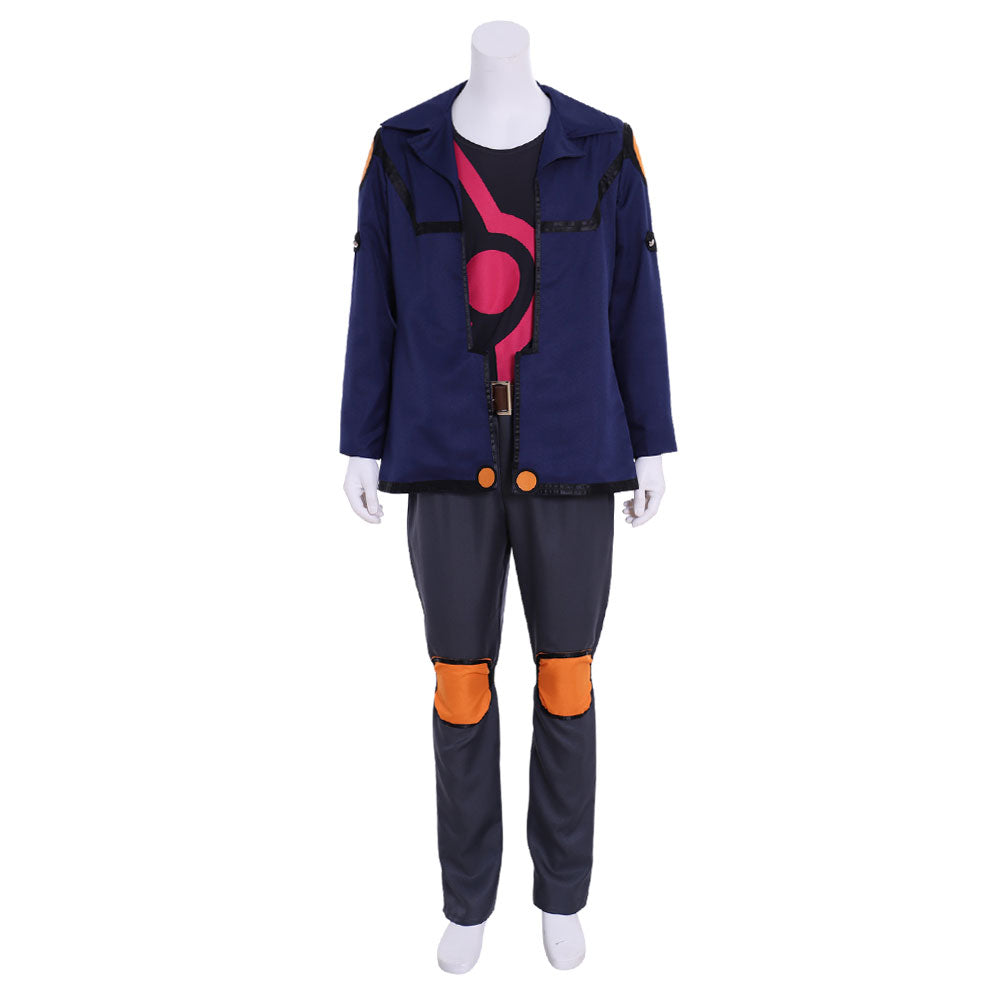 Yu-Gi-Oh! Fudo Yusei Cosplay Costume - Premium Anime Game Outfit-Astricos