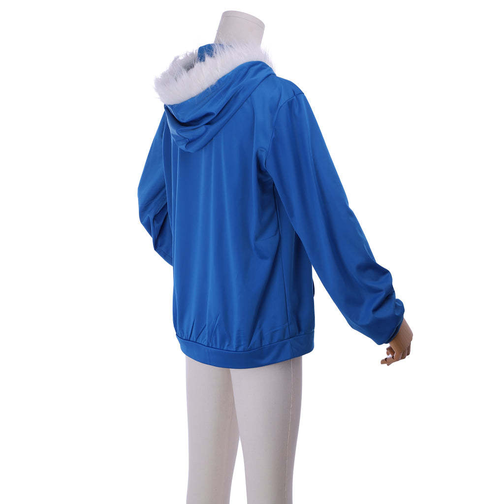Undertale Sans Cosplay Costume for Men – Blue Hoodie Game Outfit | Astricos-Astricos