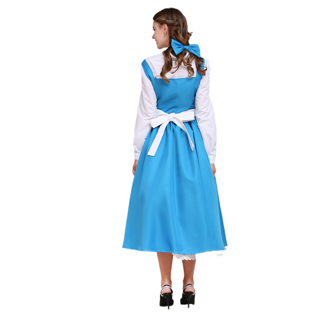 Beauty and the Beast Belle Cosplay Costume | Princess Dress for Halloween & Cosplay-Astricos