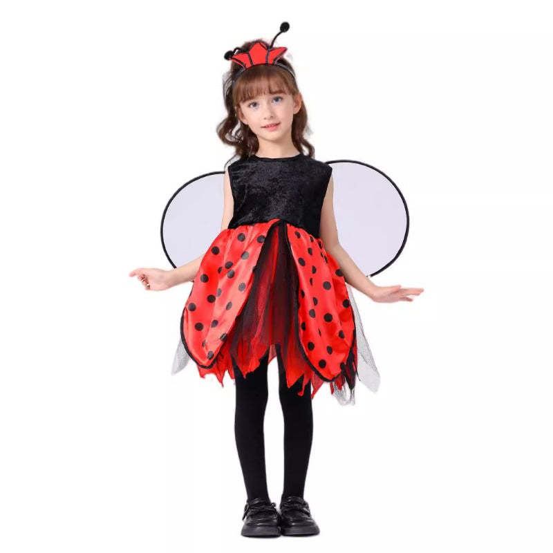 Adorable Kids' Bee and Ladybug Costume for Cosplay, Halloween, and Performances-Astricos