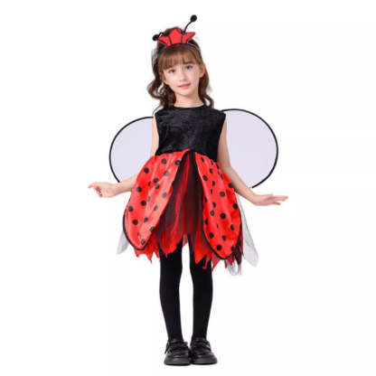 Adorable Kids' Bee and Ladybug Costume for Cosplay, Halloween, and Performances-Astricos