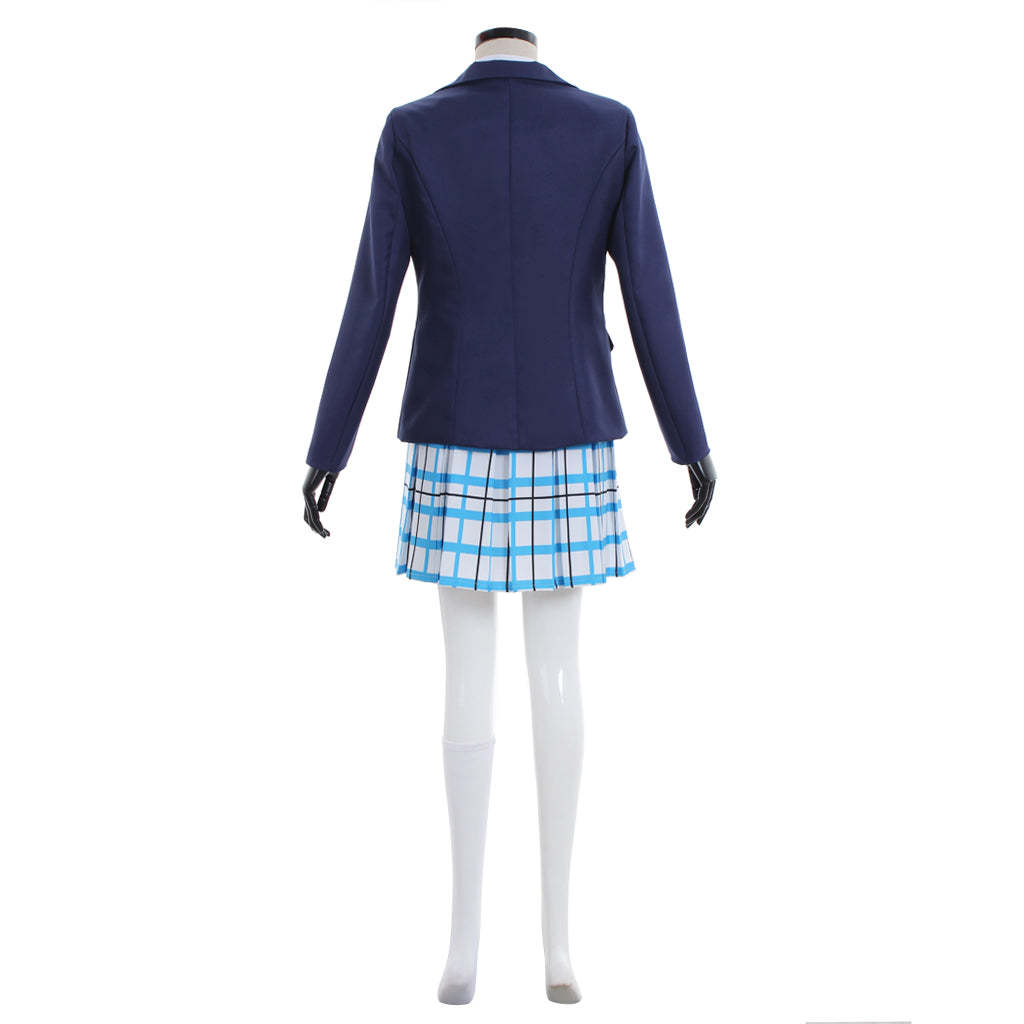 Shouko Nishimiya A Silent Voice Cosplay Costume - Authentic Anime School Uniform-Astricos
