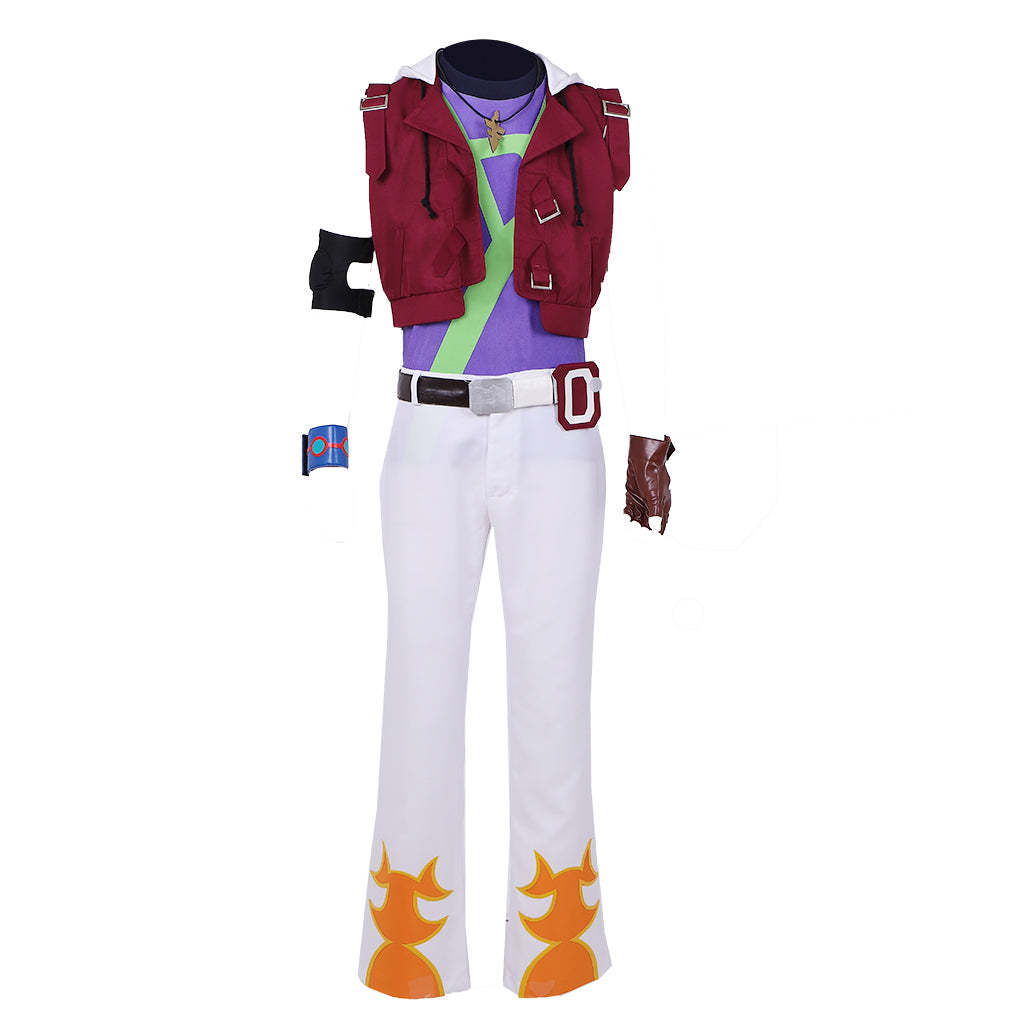 Yu-Gi-Oh! Yuma Tsukumo Cosplay Costume - Authentic Anime Game Outfit for Events-Astricos