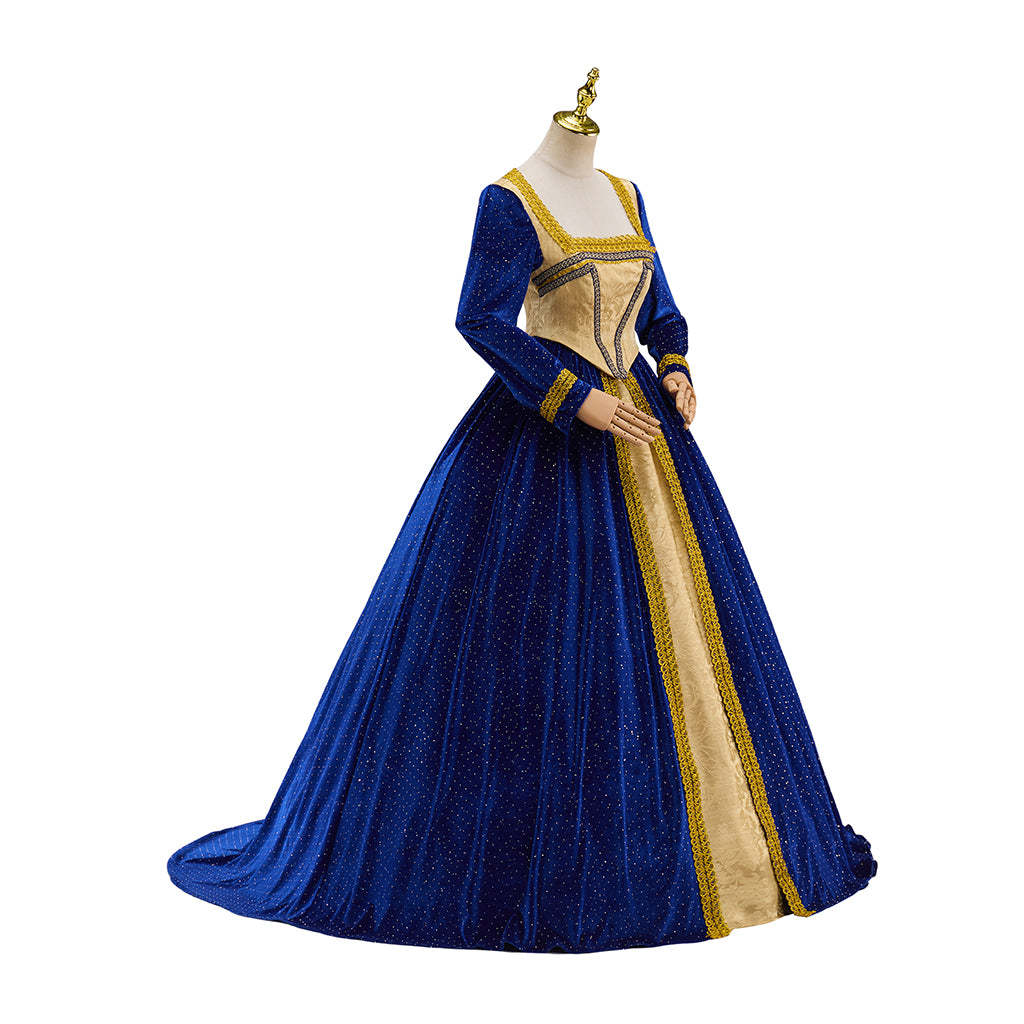Elegant Women's Medieval Gothic Dress – Timeless Cosplay Costume