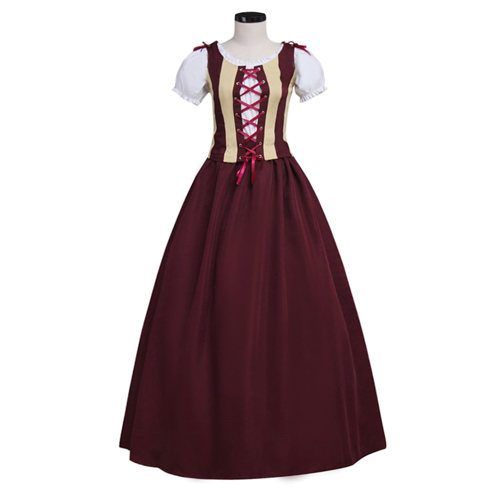 Medieval Victorian Princess Dress - 18th Century Renaissance Royal Court Ball Gown-Astricos