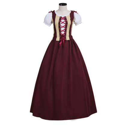 Medieval Victorian Princess Dress - 18th Century Renaissance Royal Court Ball Gown-Astricos