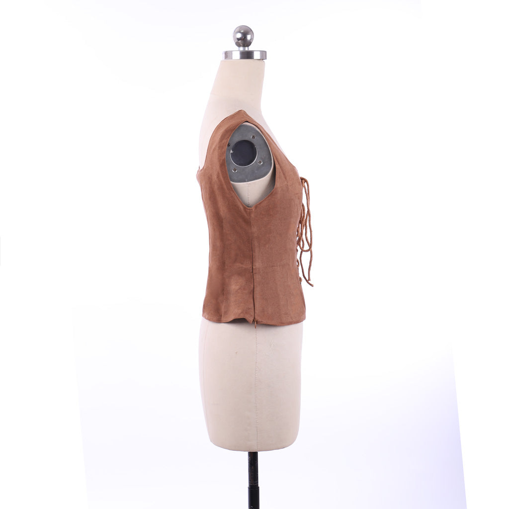 Medieval Lady Lace-Up Corset Vest – Custom Made Cosplay Costume | Astricos-Astricos