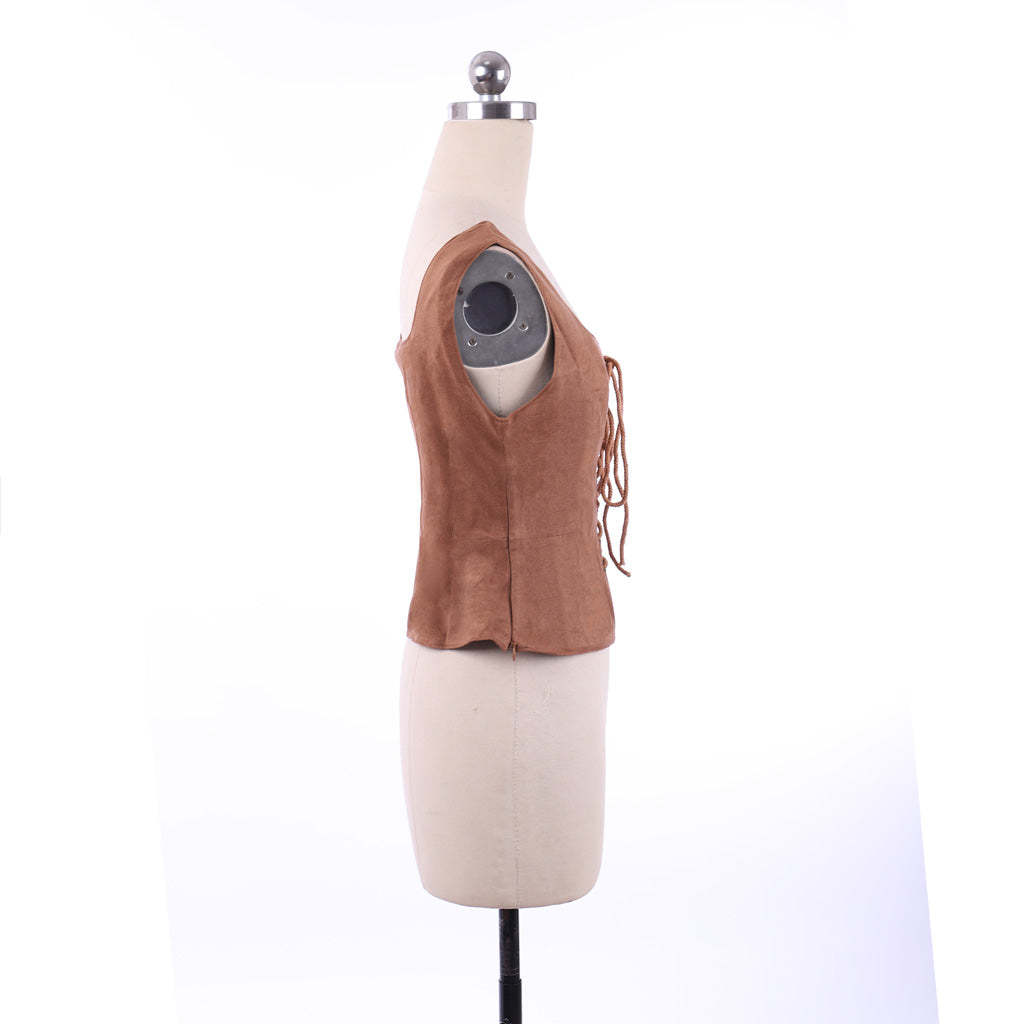 Medieval Lady Lace-Up Corset Vest – Custom Made Cosplay Costume | Astricos-Astricos