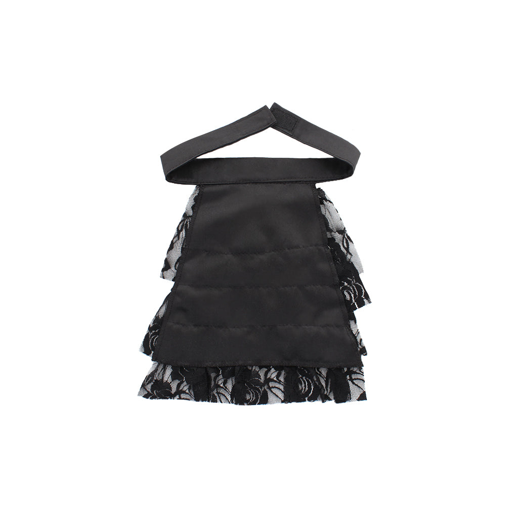 Victorian Black Lace Detachable Collar - Elegant Cosplay & Gothic Accessory-Astricos