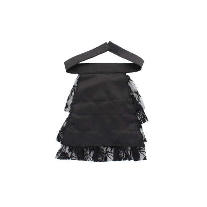 Victorian Black Lace Detachable Collar - Elegant Cosplay & Gothic Accessory-Astricos