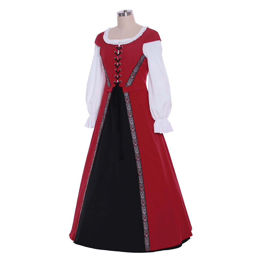 Medieval Renaissance Viking Princess Dress - Women's Gothic Victorian Costume-Astricos