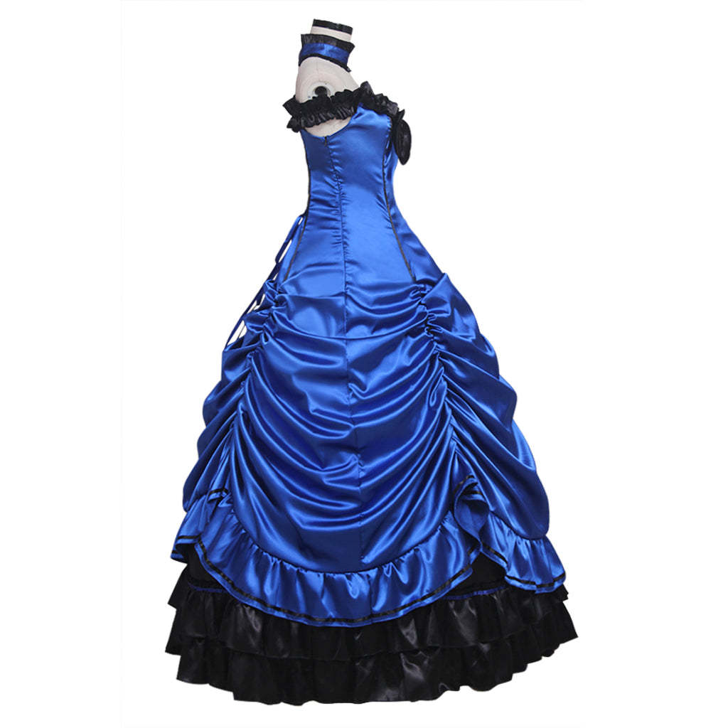 Gothic Steampunk Lolita Princess Ball Gown - Elegant Medieval Court Dress-Astricos