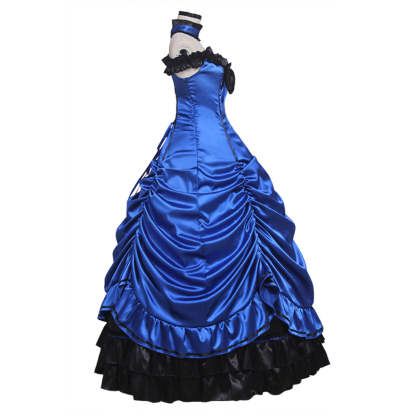 Gothic Steampunk Lolita Princess Ball Gown - Elegant Medieval Court Dress-Astricos