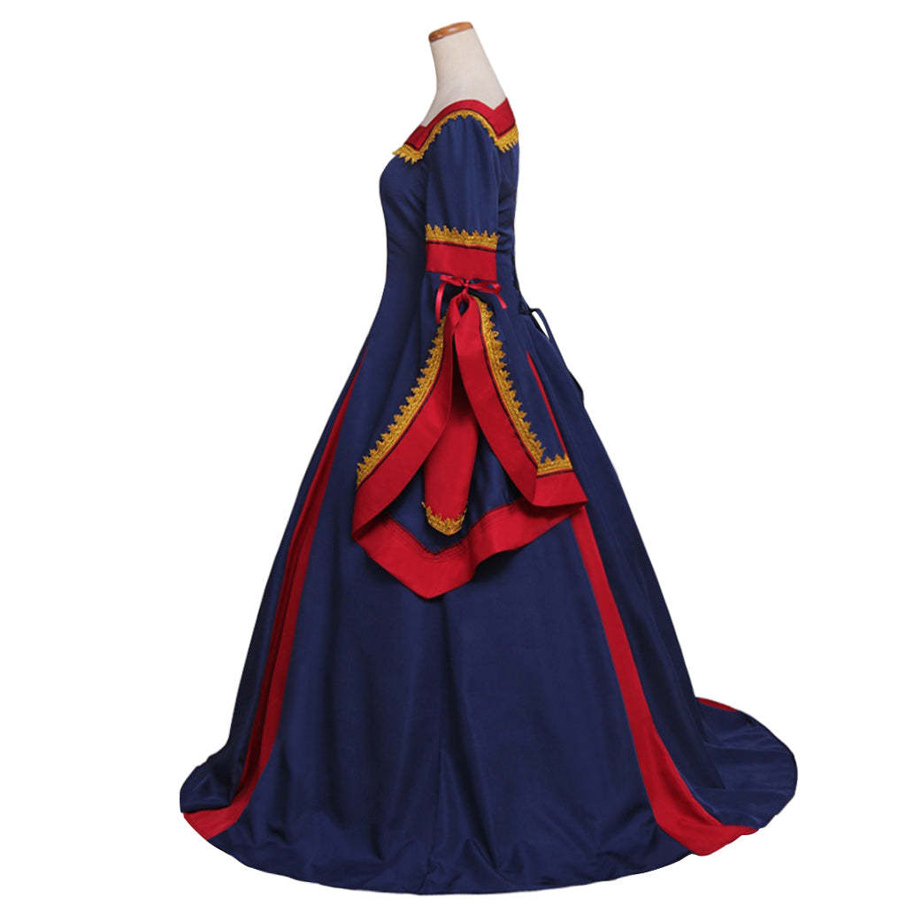 Custom Made Women's Spring Medieval Dress Costume - Vintage Victorian Renaissance Cosplay Gown-Astricos