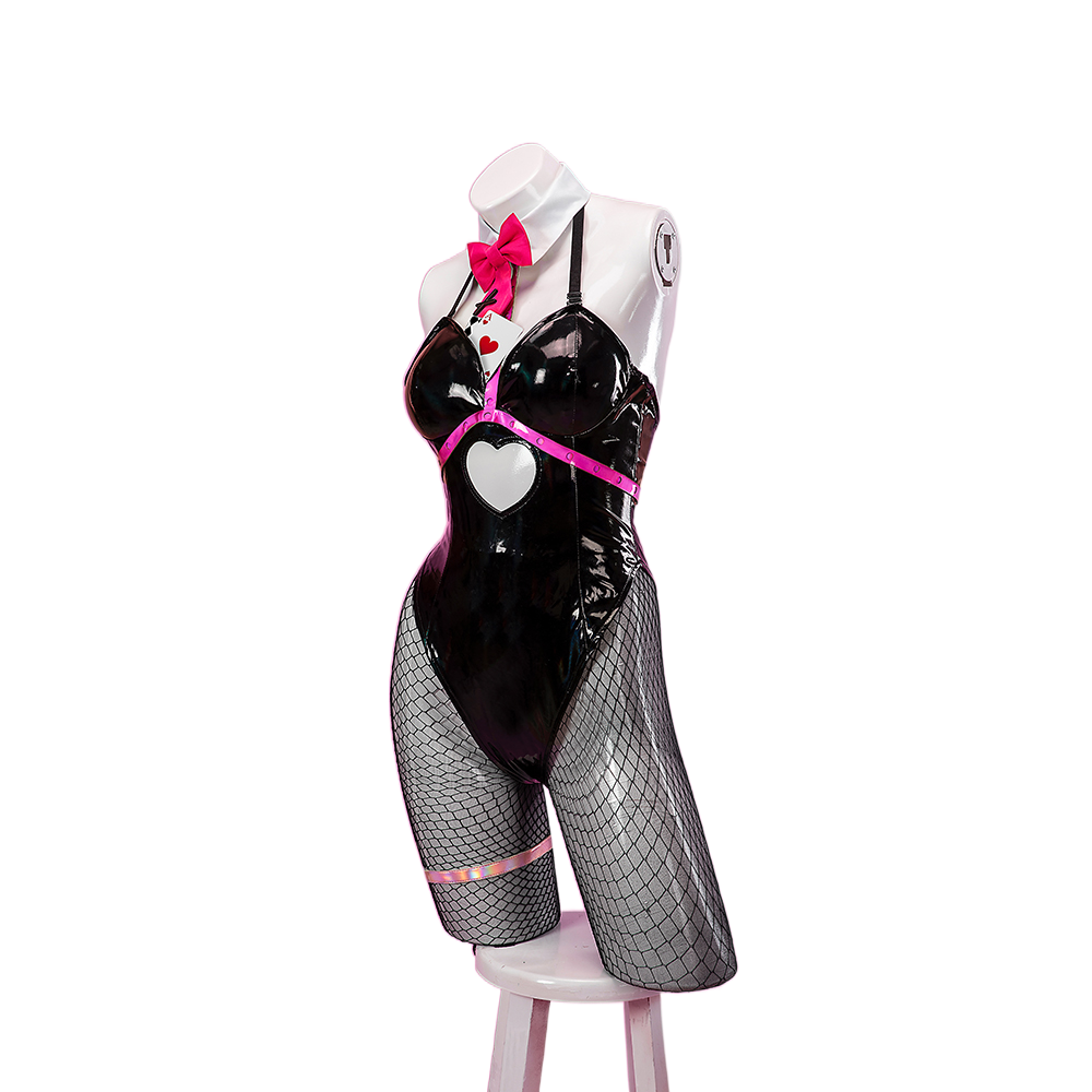 Hatsune Miku Rabbit Hole Cosplay Costume - Official Vocaloid Outfit-Astricos