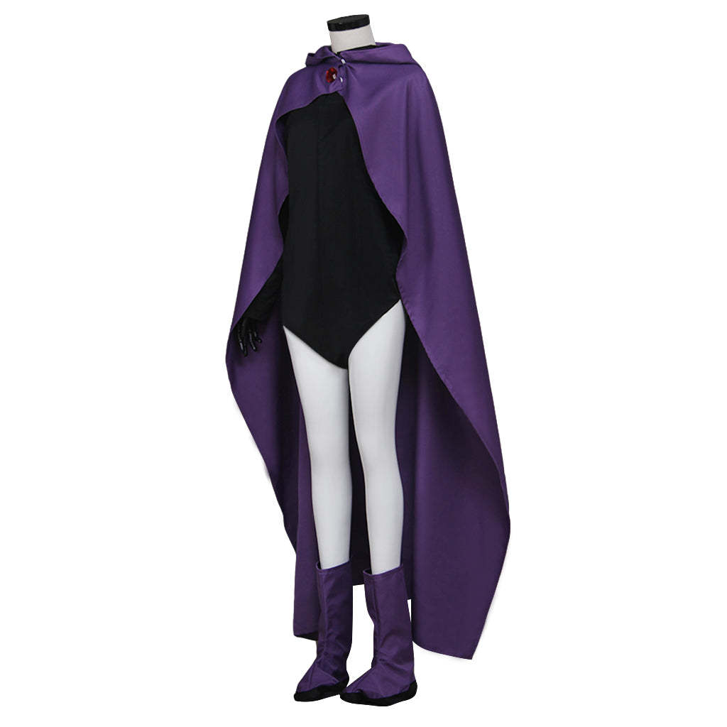 Premium Teen Titans Raven Cosplay Costume - Superhero Halloween Outfit & Cape-Astricos