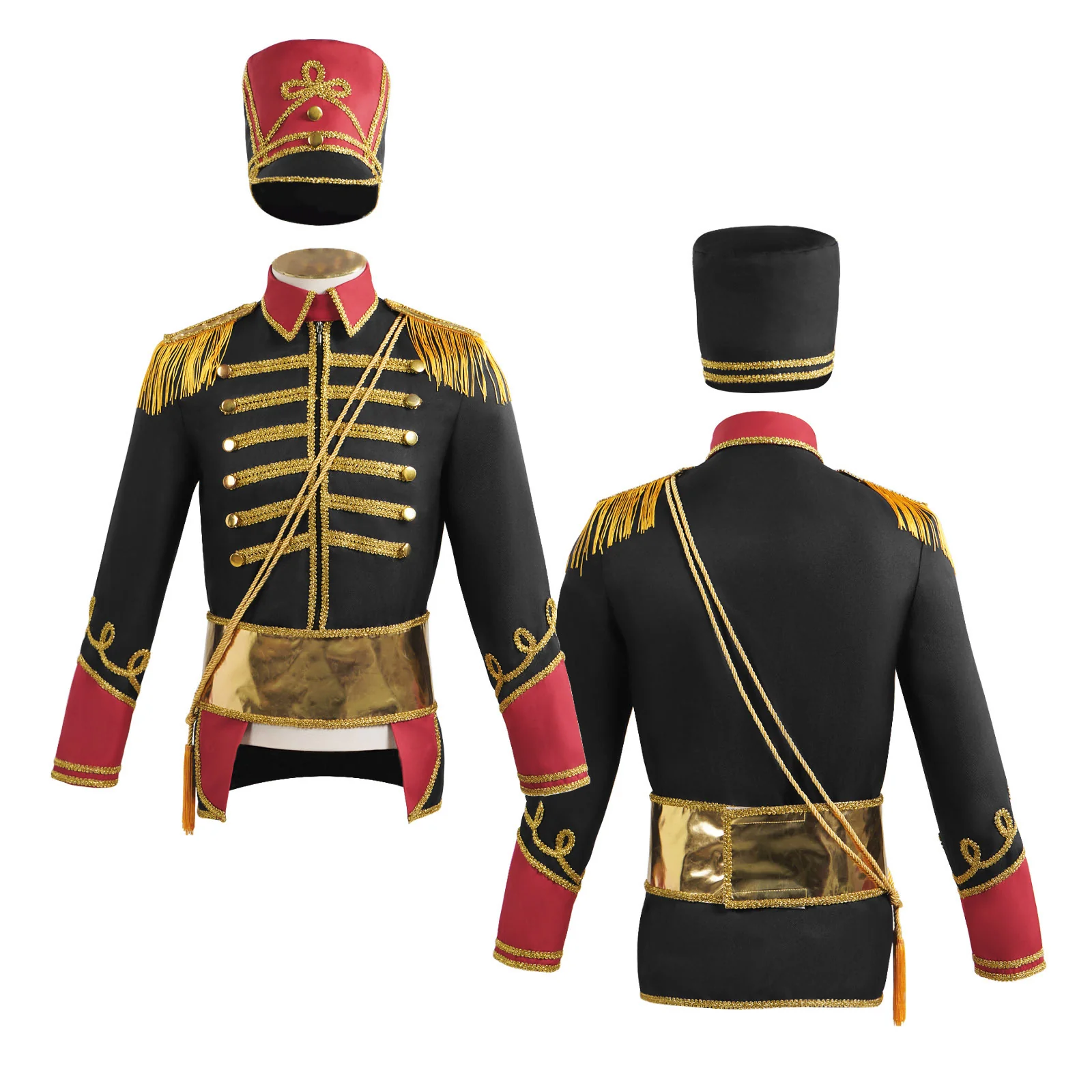 European Marshal Court Jacket with Hat, Custom‑Made for Medieval & Halloween Events