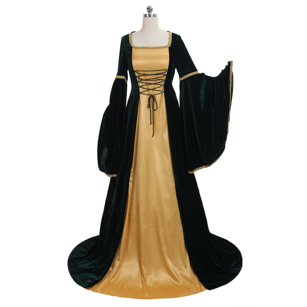 Victorian Medieval Queen Princess Dress - Tudor Baroque Gothic Lolita Costume | Astricos-Astricos