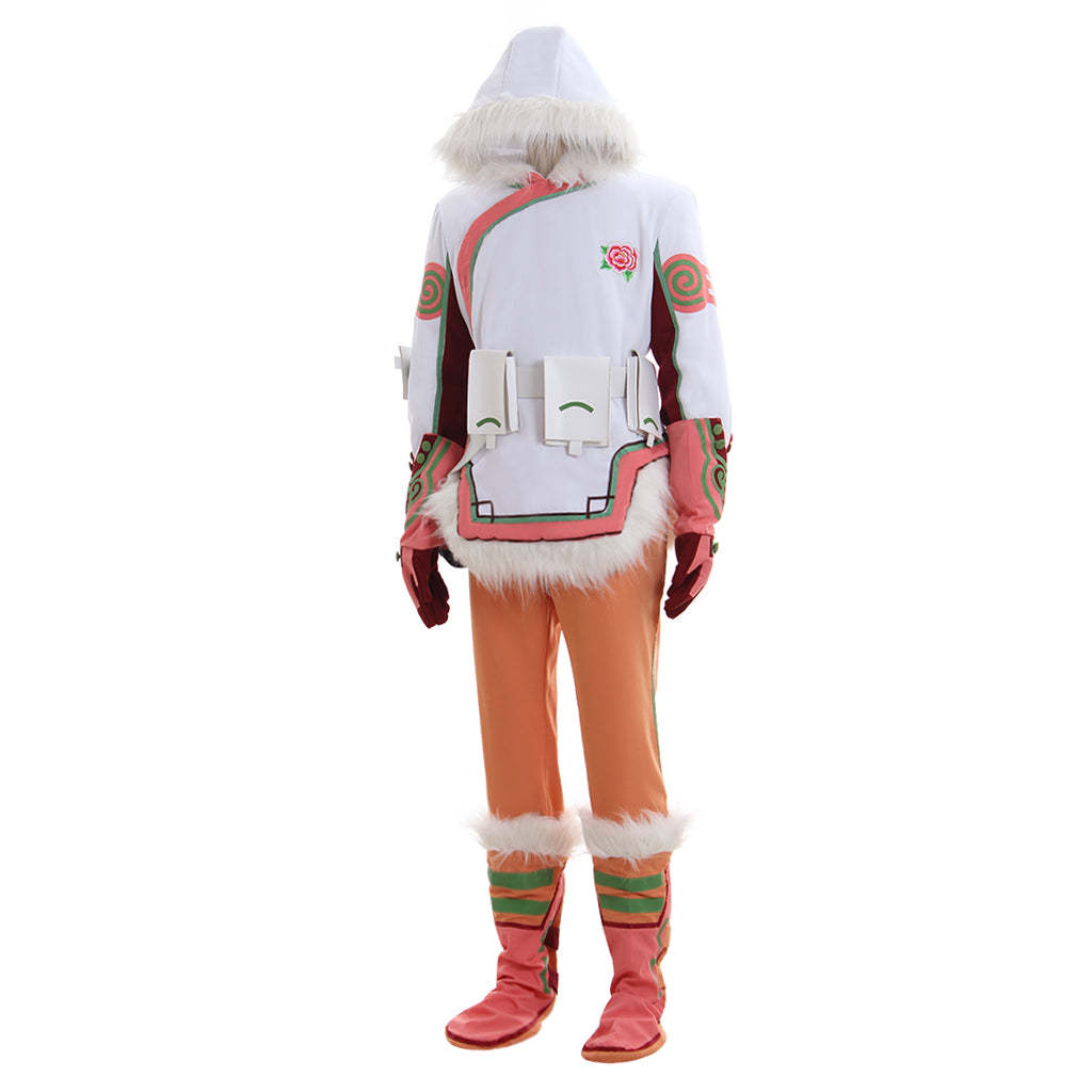 Mei Overwatch Cosplay Costume - Orange Skins Battle Uniform Suit for Fans-Astricos