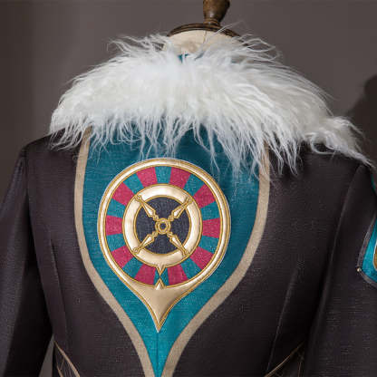 Honkai Star Rail Aventurine Cosplay Costume Wig & Earrings Set | Authentic Game Cosplay Accessories-Astricos