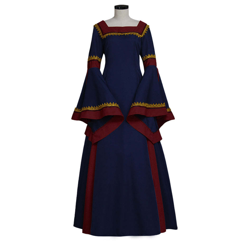 Gothic Steampunk Medieval Dress - Renaissance Victorian Queen Princess Ball Gown for Halloween & Cosplay-Astricos