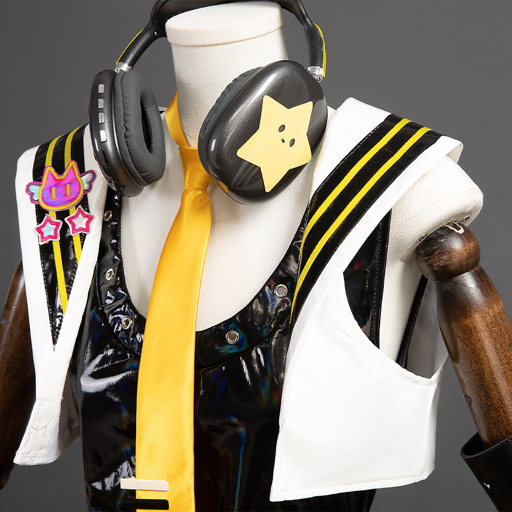 Len and Rin Cosplay Costumes from Muse Dash | Project Mirai Sekai Magical Concert Full Set-Astricos