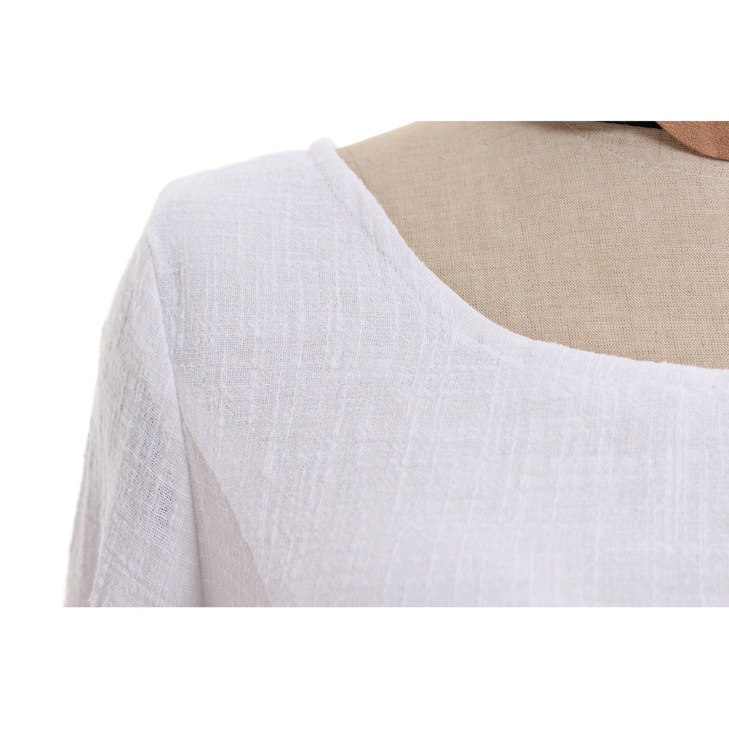 Medieval White Robe Dress for Renaissance, Regency & Tudor Themed Events | Astricos-Astricos