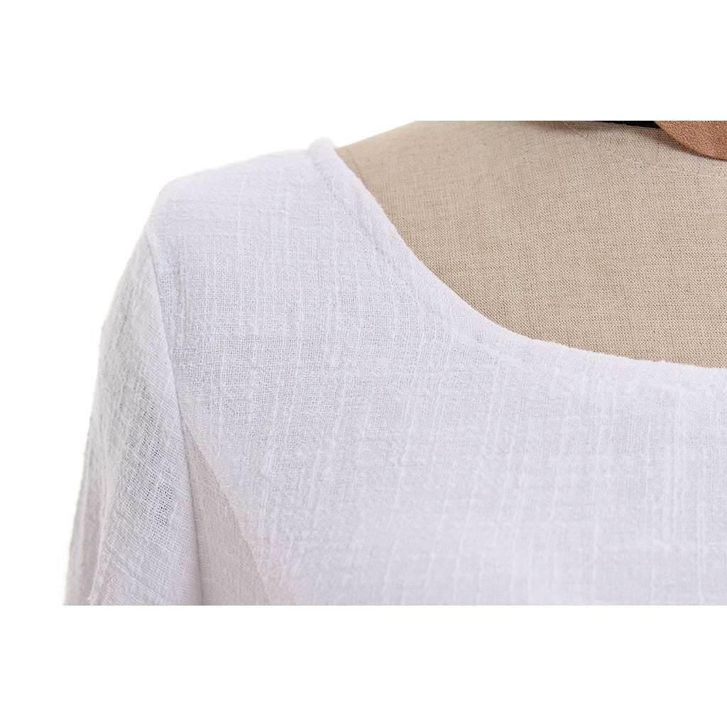 Medieval White Robe Dress for Renaissance, Regency & Tudor Themed Events | Astricos-Astricos