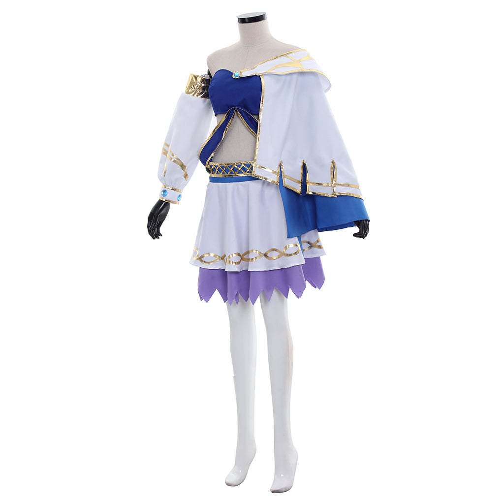 Lana White Sorceress Costume - Enchanting Sorceress of the Woods Cosplay Outfit-Astricos