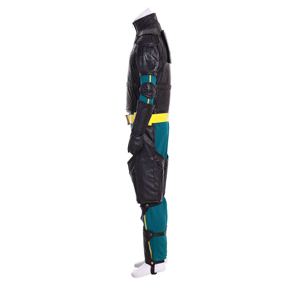 Kick-Ass Dave Lizewski Cosplay Costume – Green & Yellow Superhero Suit-Astricos