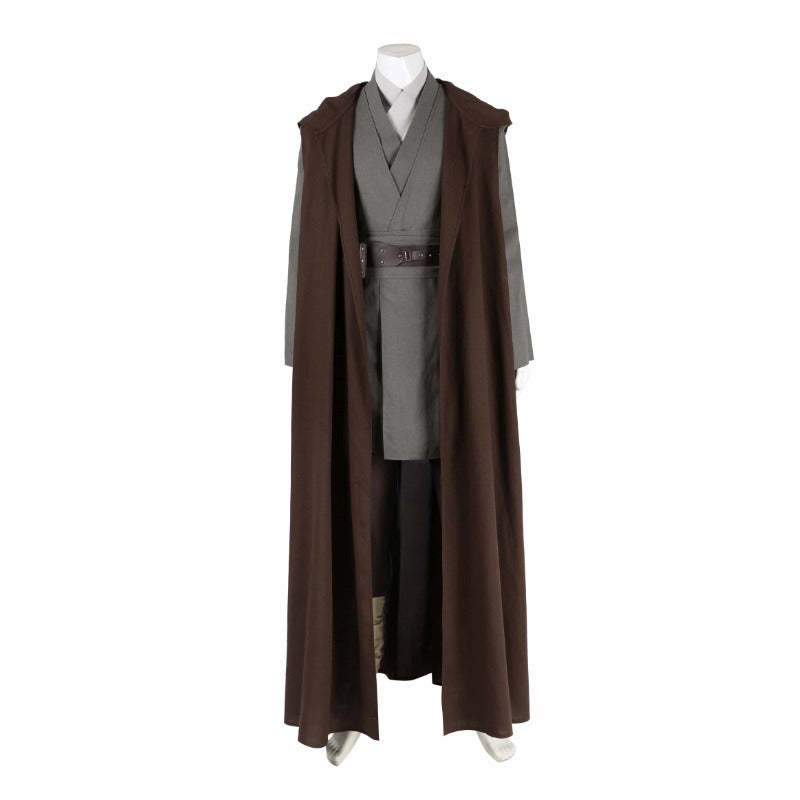 Premium Obi-Wan Kenobi Cosplay Costume Full Set - Jedi Knight Cloak for Halloween & Carnival-Astricos