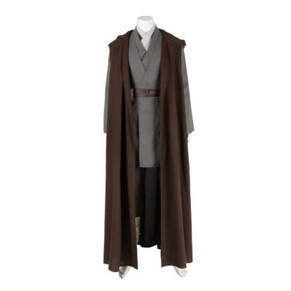 Premium Obi-Wan Kenobi Cosplay Costume Full Set - Jedi Knight Cloak for Halloween & Carnival-Astricos