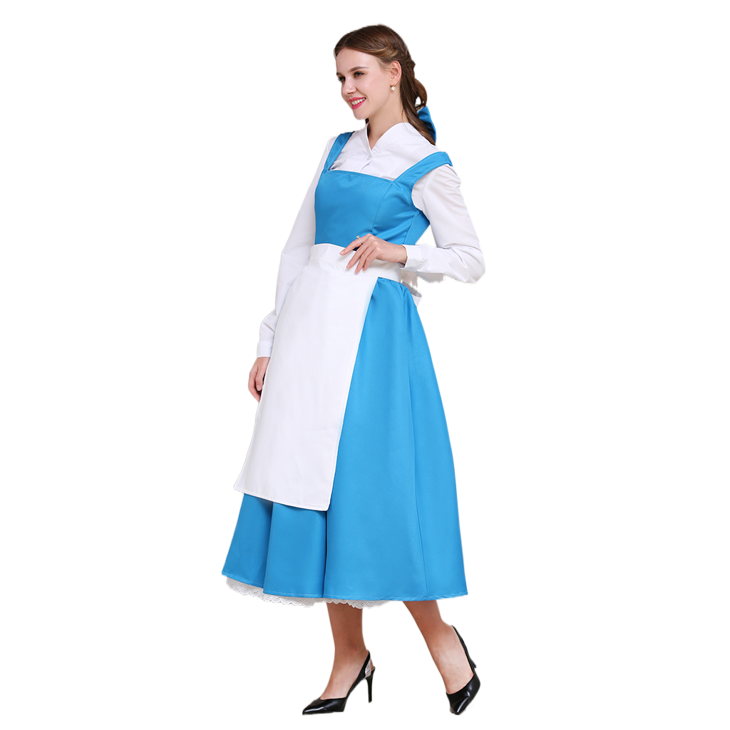 Beauty and the Beast Belle Cosplay Costume | Princess Dress for Halloween & Cosplay-Astricos
