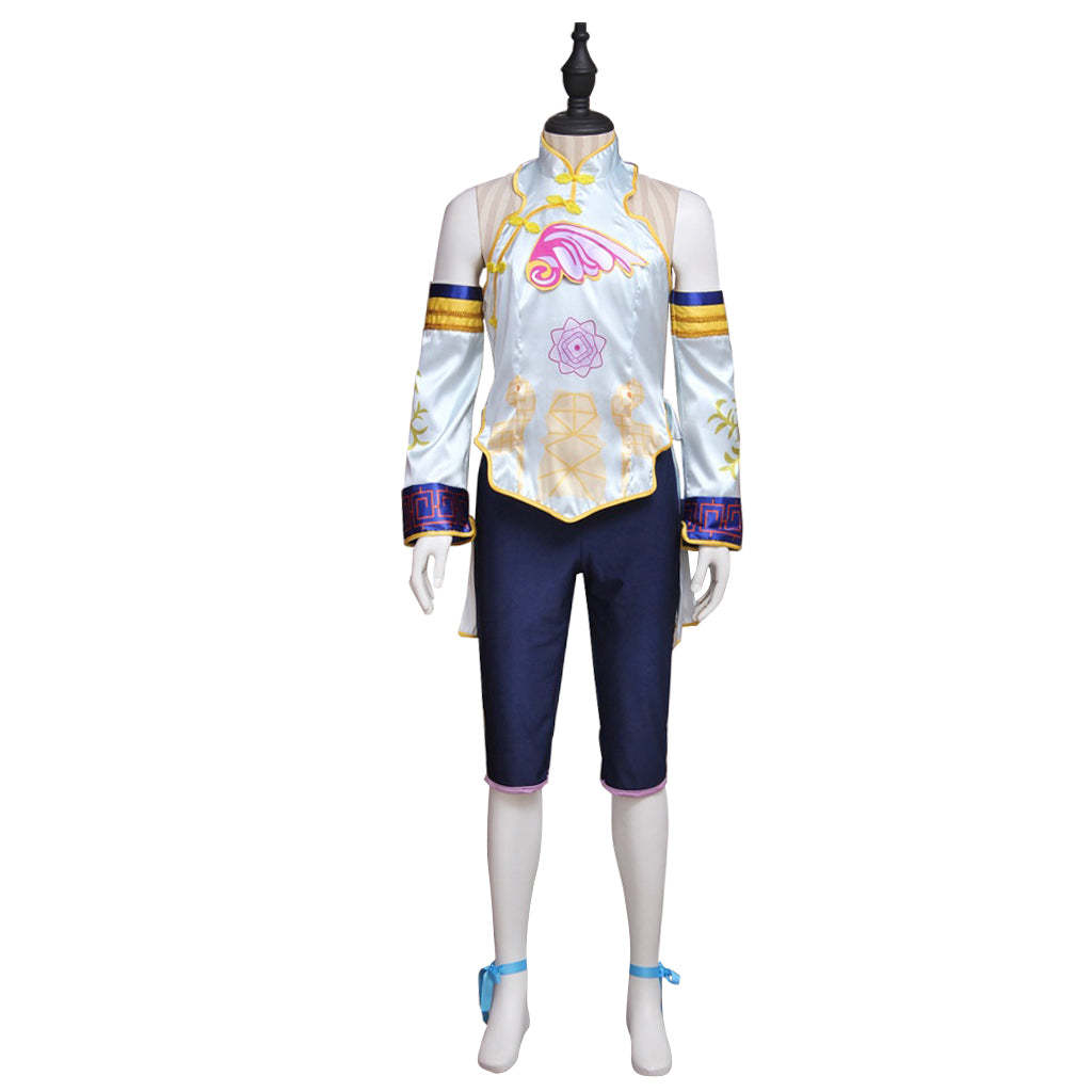 Soul Calibur Xianghua Cosplay Costume - Elegant Warrior Outfit | Astricos-Astricos