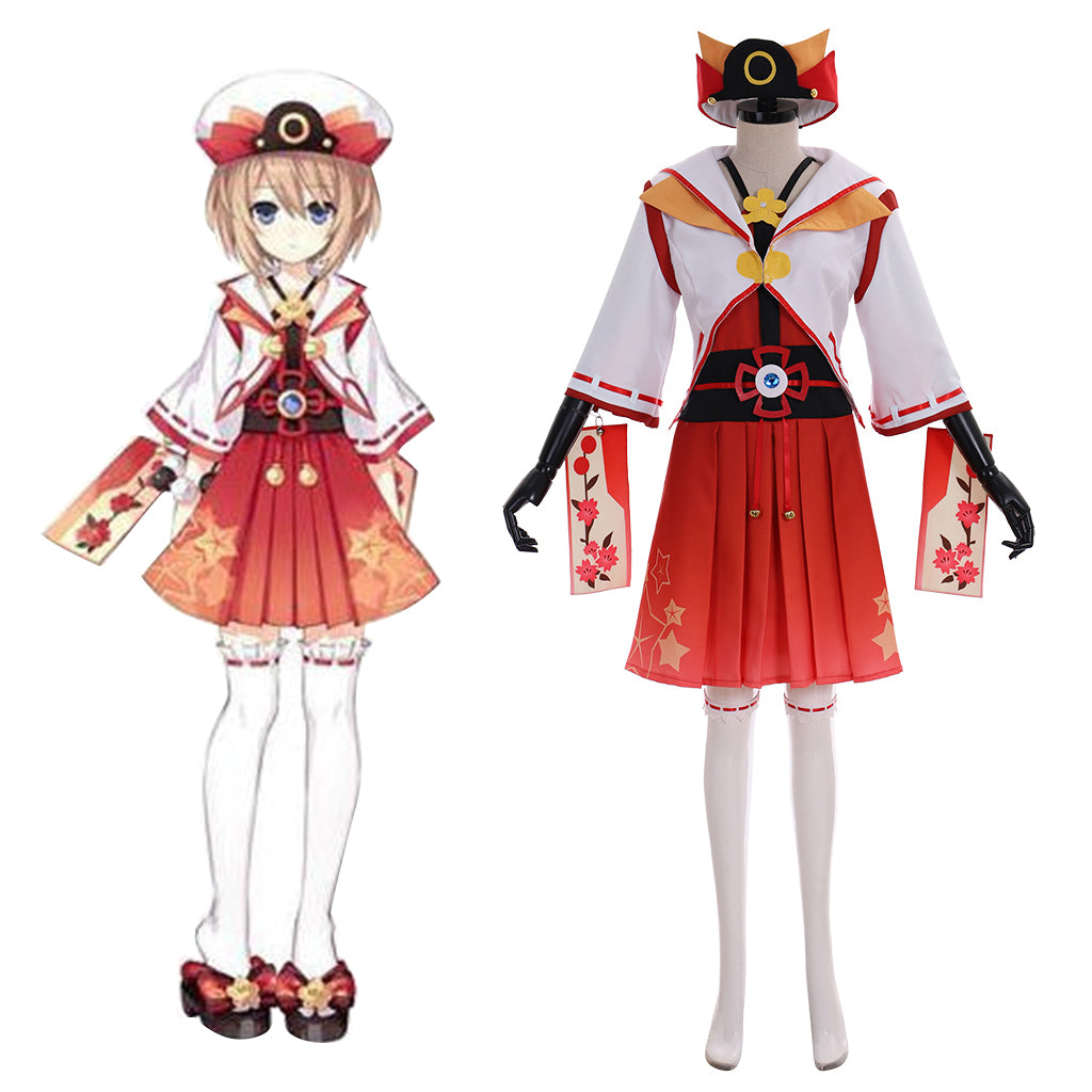 Hyperdimension Neptunia Blanc Cosplay Costume for Adult Women & Girls - Premium Blanc Dress Coat Suit-Astricos