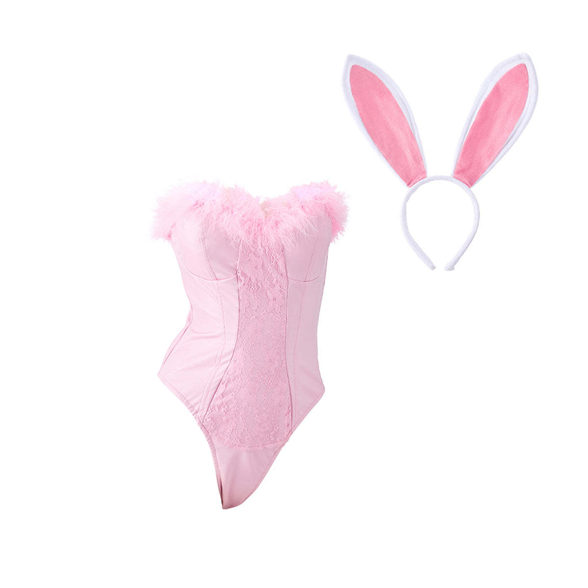 Legally Blonde Pink Bunny Jumpsuit Cosplay Costume – Iconic Elle Woods Outfit-Astricos