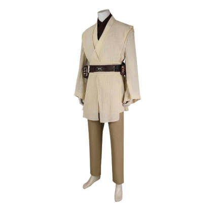Obi-Wan Kenobi Cosplay Costume Robe Full Set - Perfect for Halloween & Star Wars Parties-Astricos