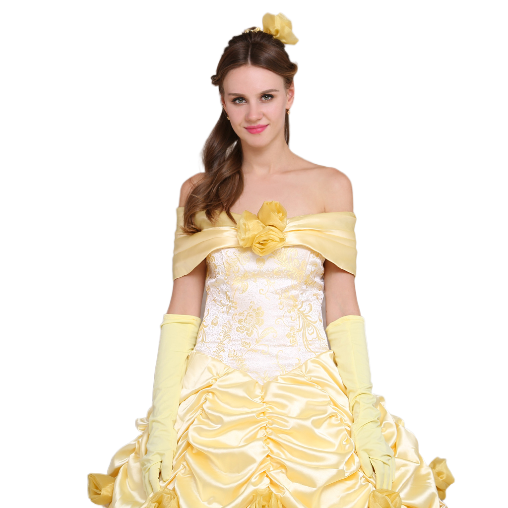 Beauty and the Beast Belle Cosplay Costume | Princess Dress for Halloween & Cosplay-Astricos