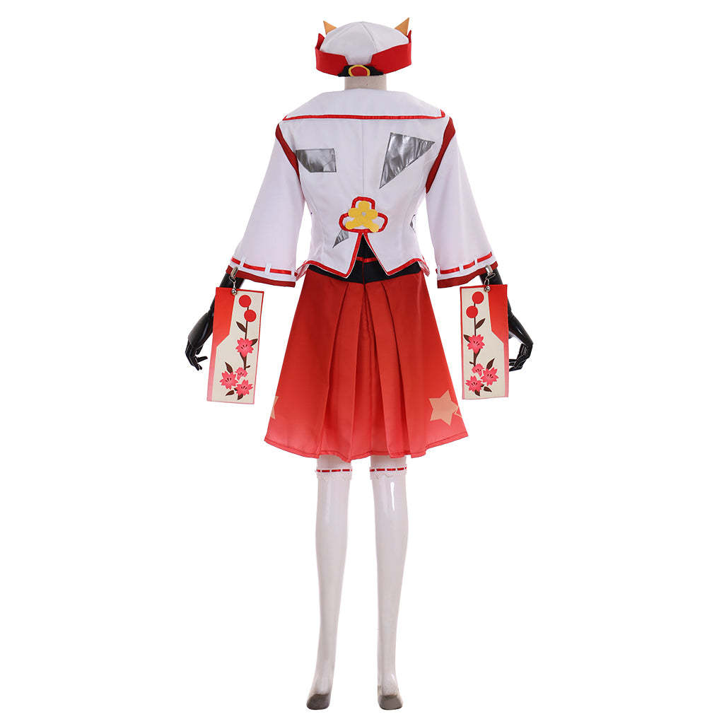 Hyperdimension Neptunia Blanc Cosplay Costume for Adult Women & Girls - Premium Blanc Dress Coat Suit-Astricos