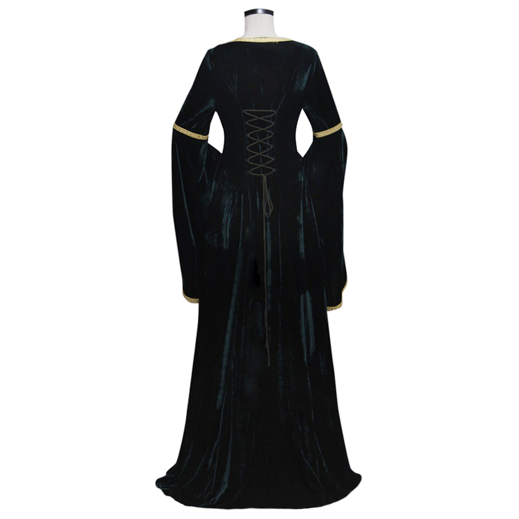 Medieval Roman Byzantine Gothic Aristocratic Dress for Adult Ladies - Renaissance Queen Victoria Princess Costume-Astricos